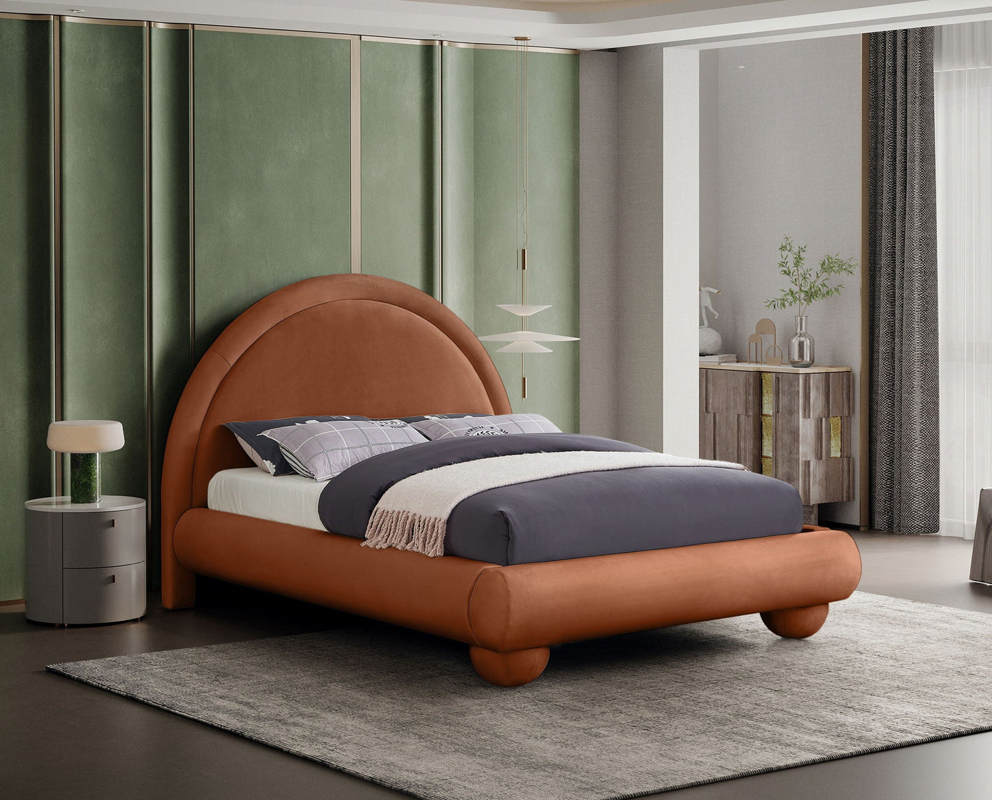 Madrid - Velvet Upholstered Bed
