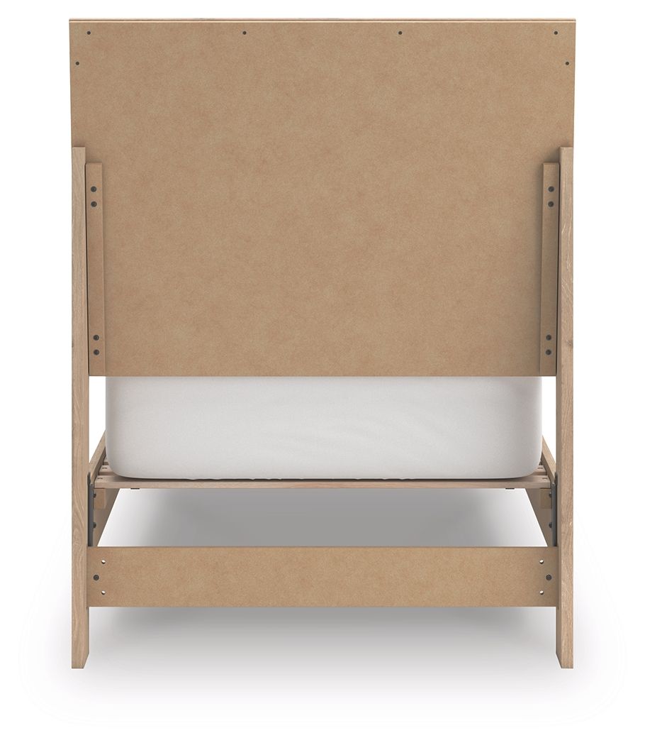 Cielden - Panel Bed, Full, Beige