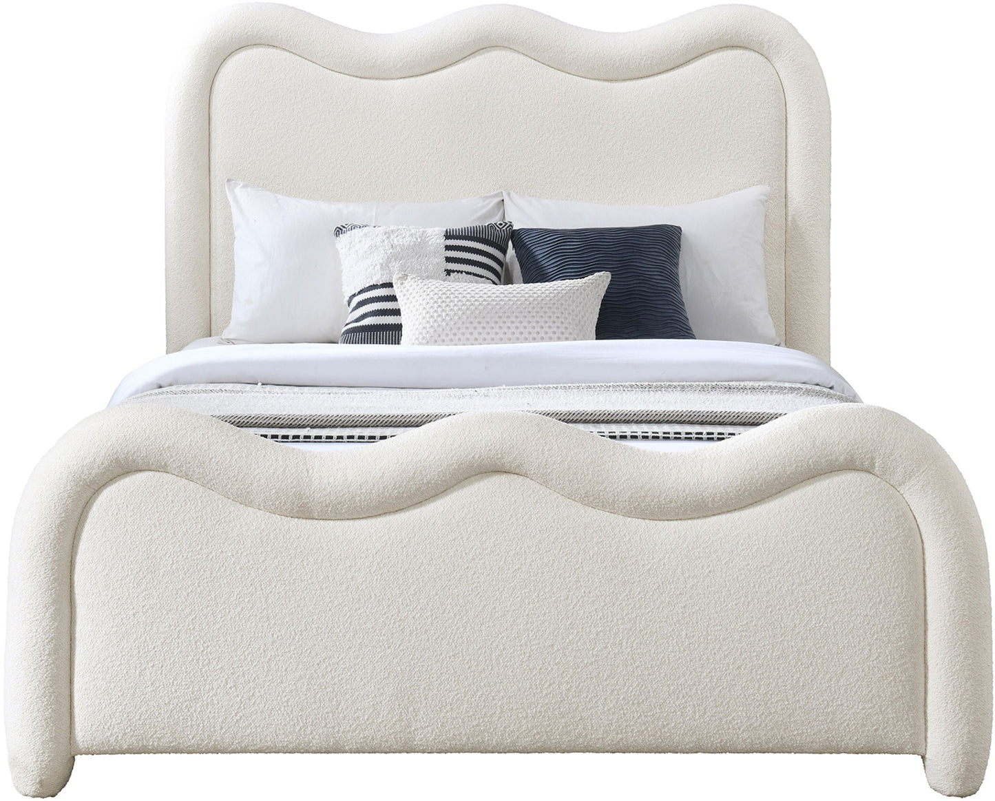 Gavin - Bed, Full, Beige