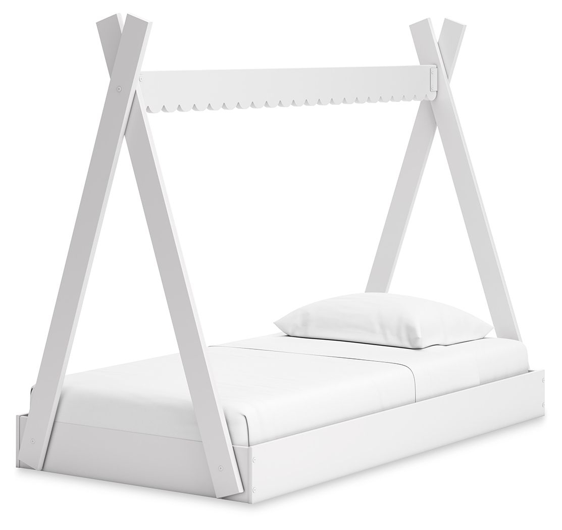 Hallityn - Tent Complete Bed Set, White