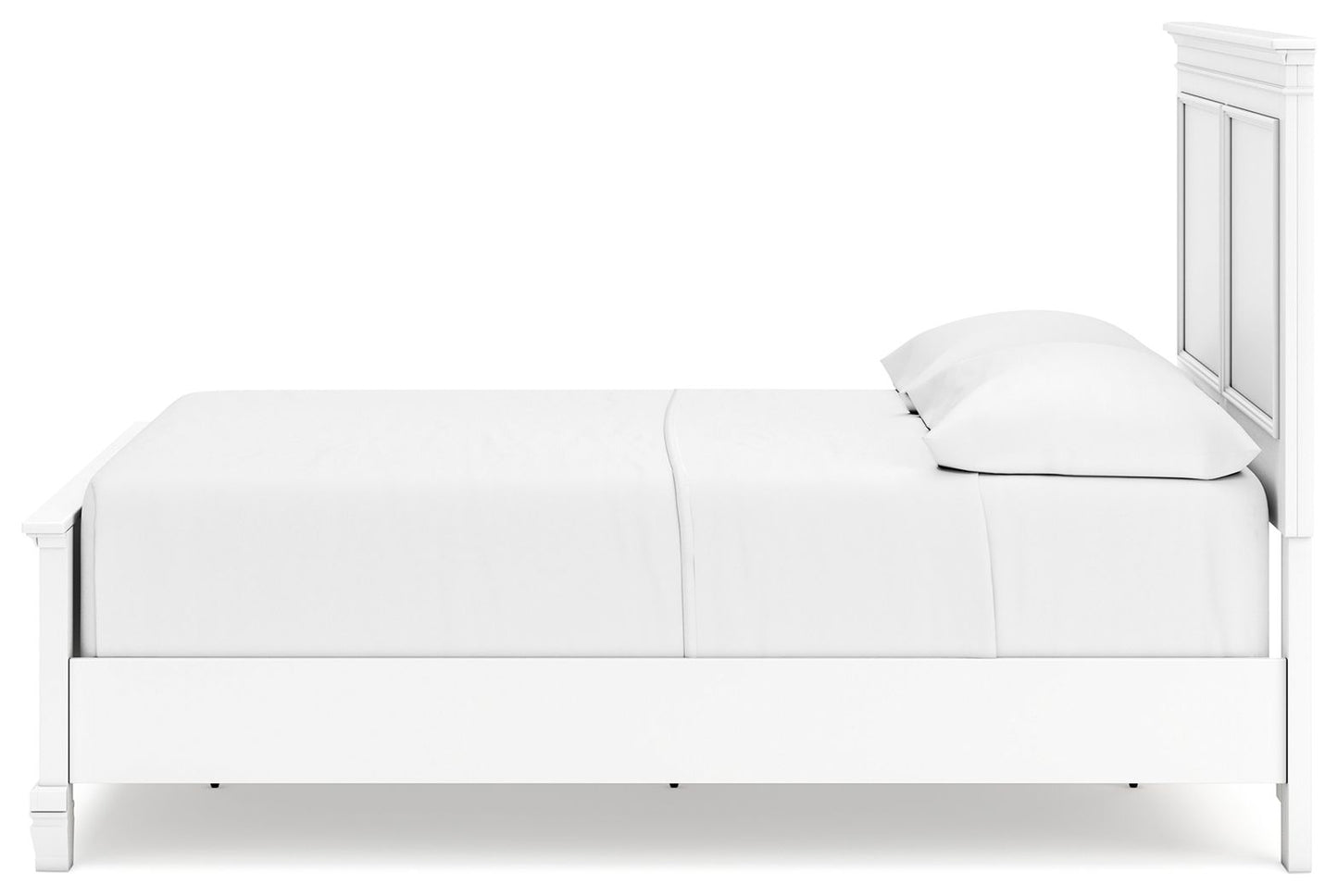 Fortman - Panel Bed, Full, White