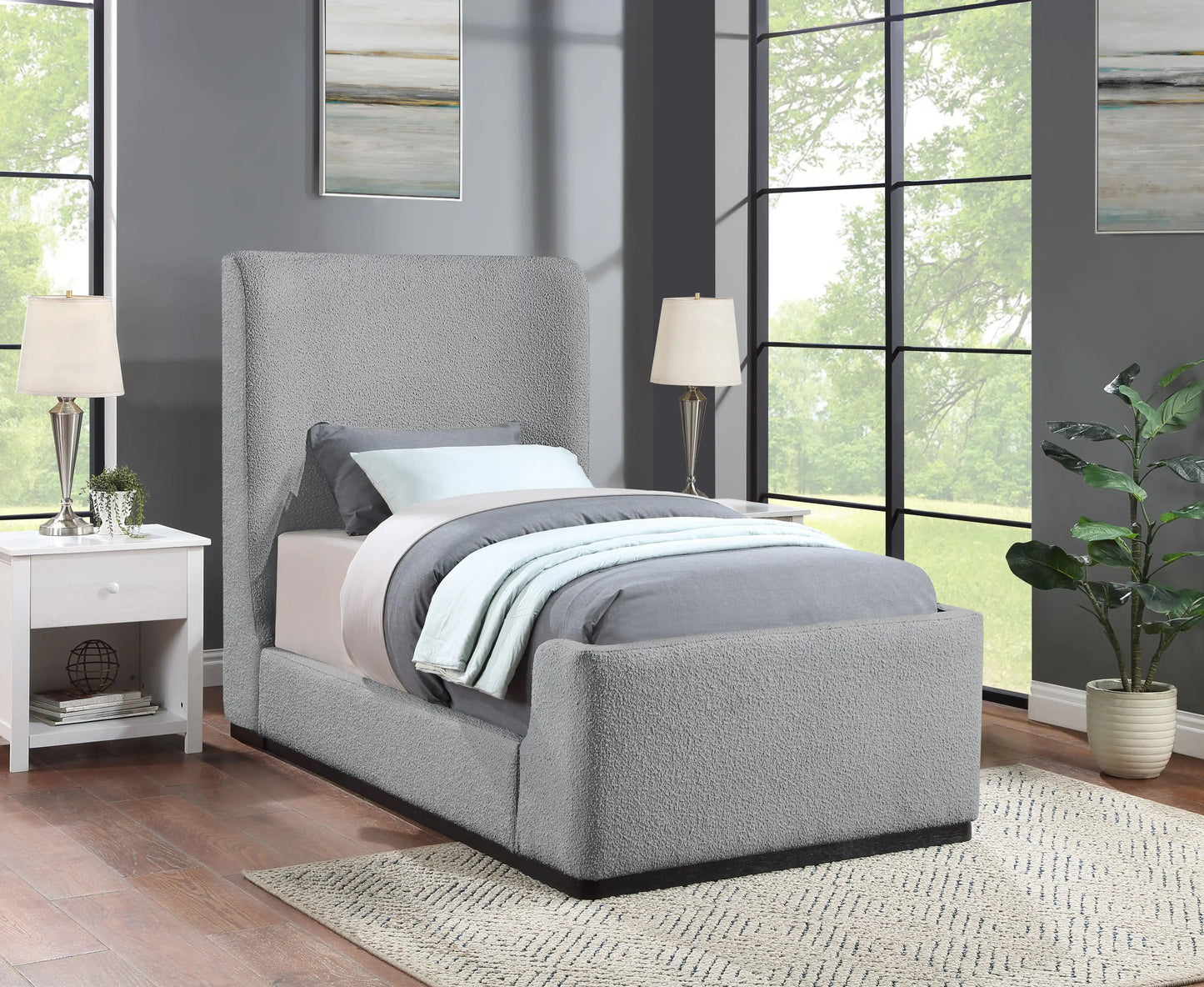 Oliver - Bed, Twin, Beige