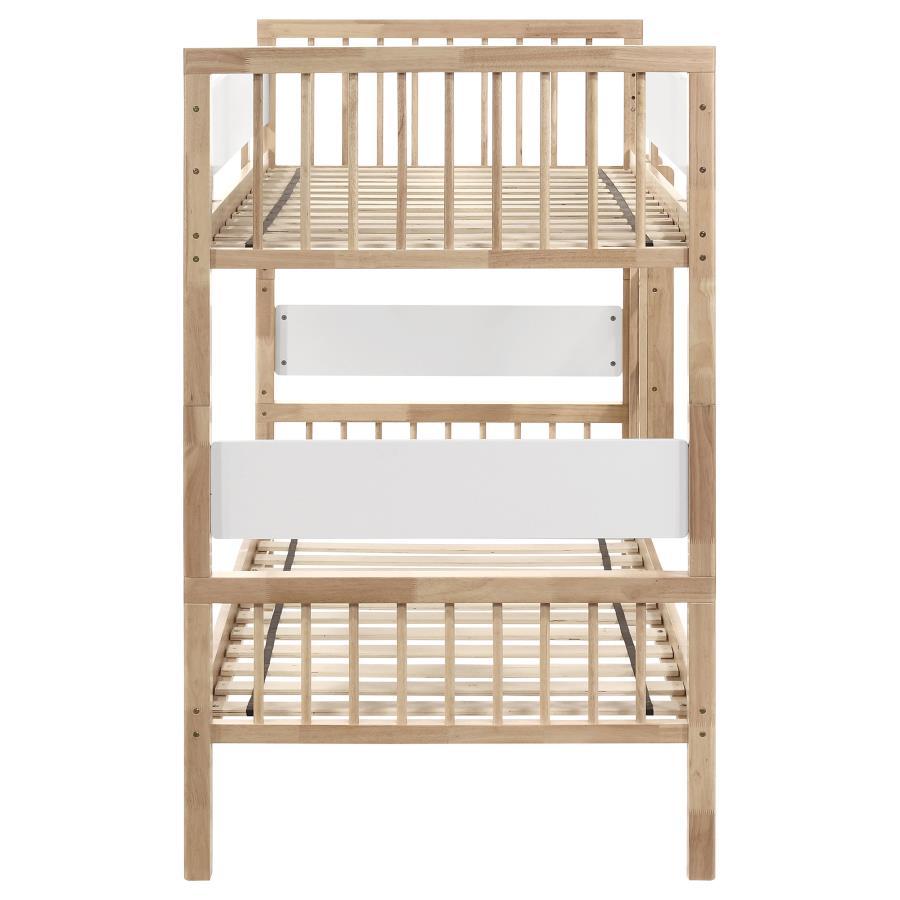 Dakota - Wood Twin Over Twin Bunk Bed - Natural