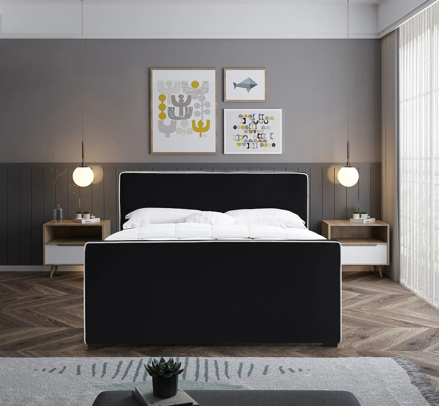 Dillard - Bed, Full, Black