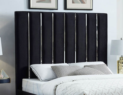 Enzo - Bed, Queen, Dark Gray