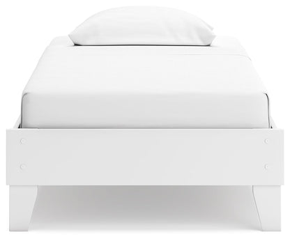 Socalle - Platform Bed, Twin, White