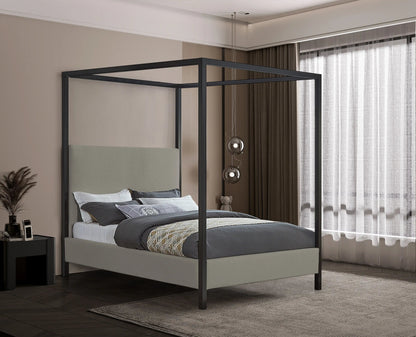 James - Bed, King, Gray