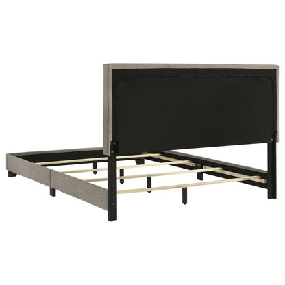 Dorian - Upholstered Panel Bed, Full, Black
