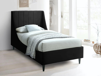 Eva - Velvet Bed, Twin, Green
