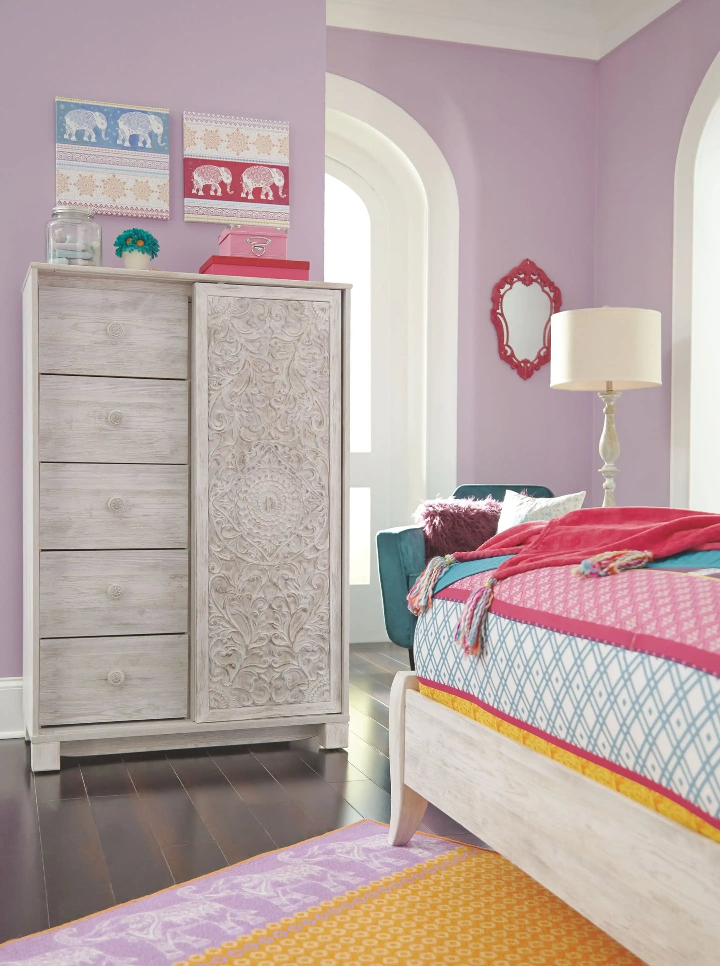 Paxberry - Youth Bedroom Set, White
