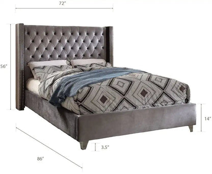 Aiden - Bed, King, Beige