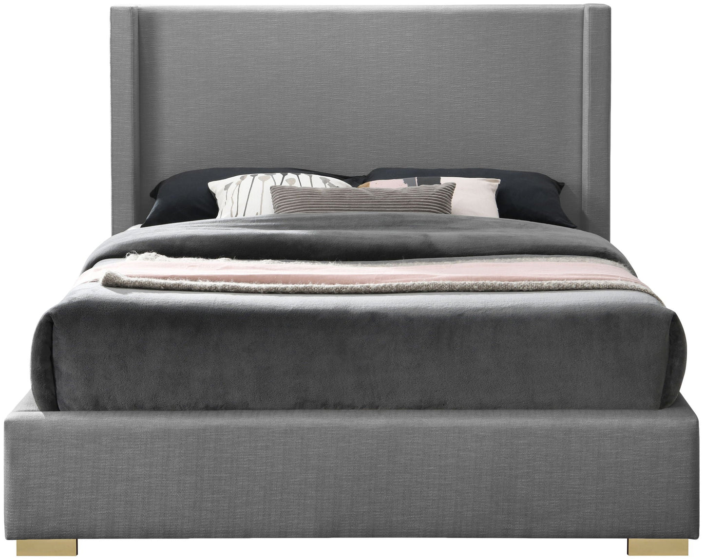 Royce - Bed, Full, Gray