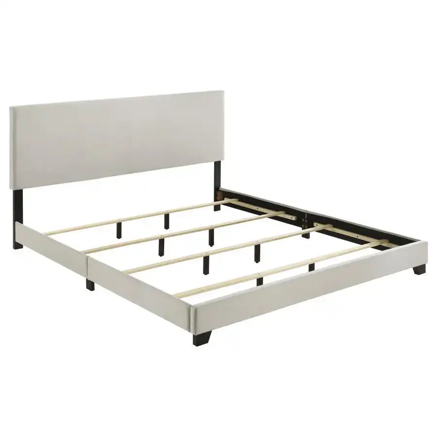 Dorian - Upholstered Panel Bed, Full, Black