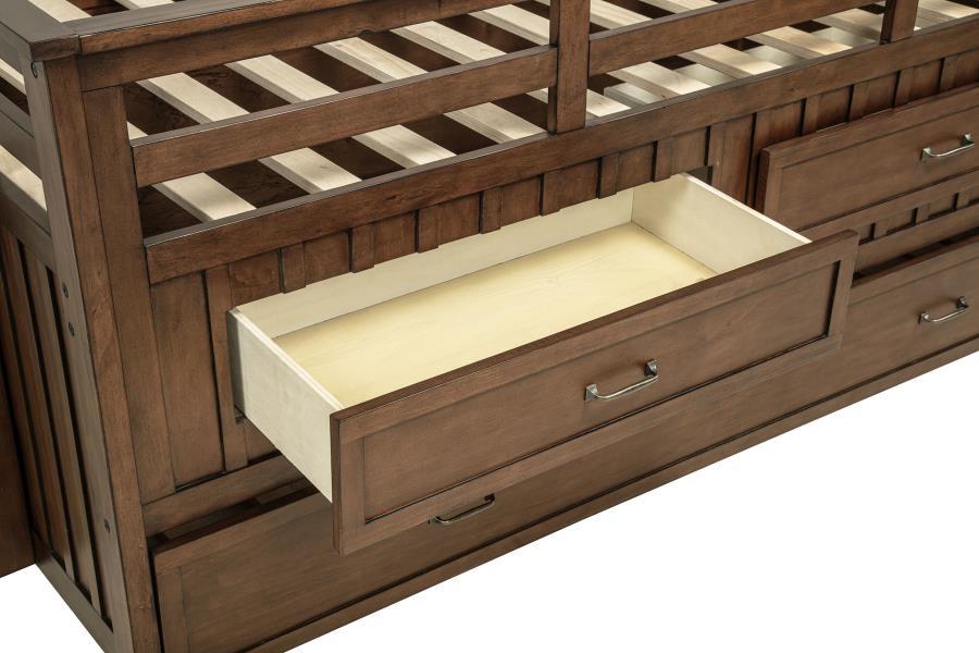 Carlsbad - Wood Captains Bed With Trundle