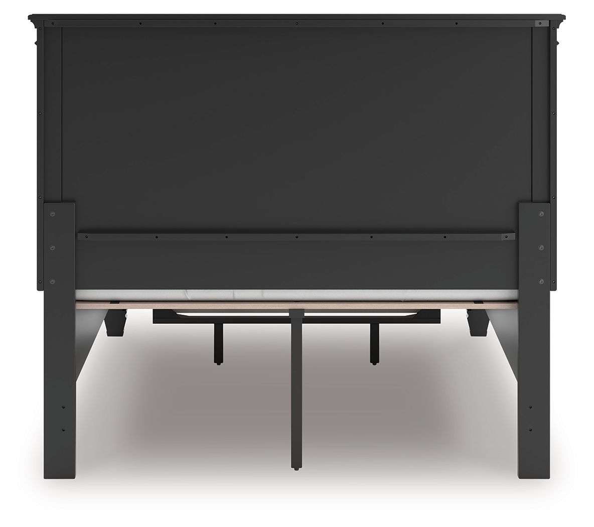 Lanolee - Panel Bed, Queen, Black