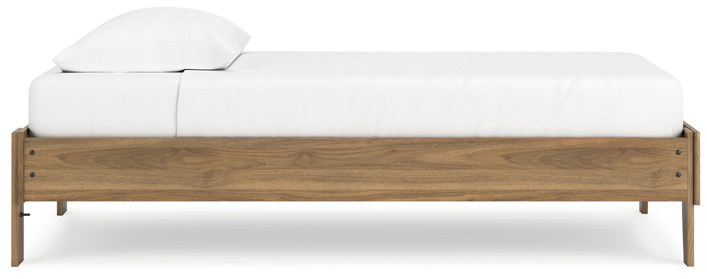 Deanlow - Platform Bed, Full, Light Brown