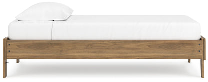 Deanlow - Platform Bed, Full, Light Brown