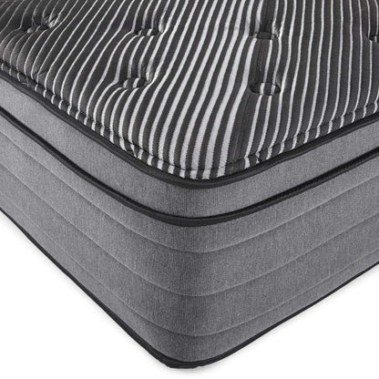 Montlake - 15 Cool Euro Foam Hybrid Mattress, California King, Dark Gray