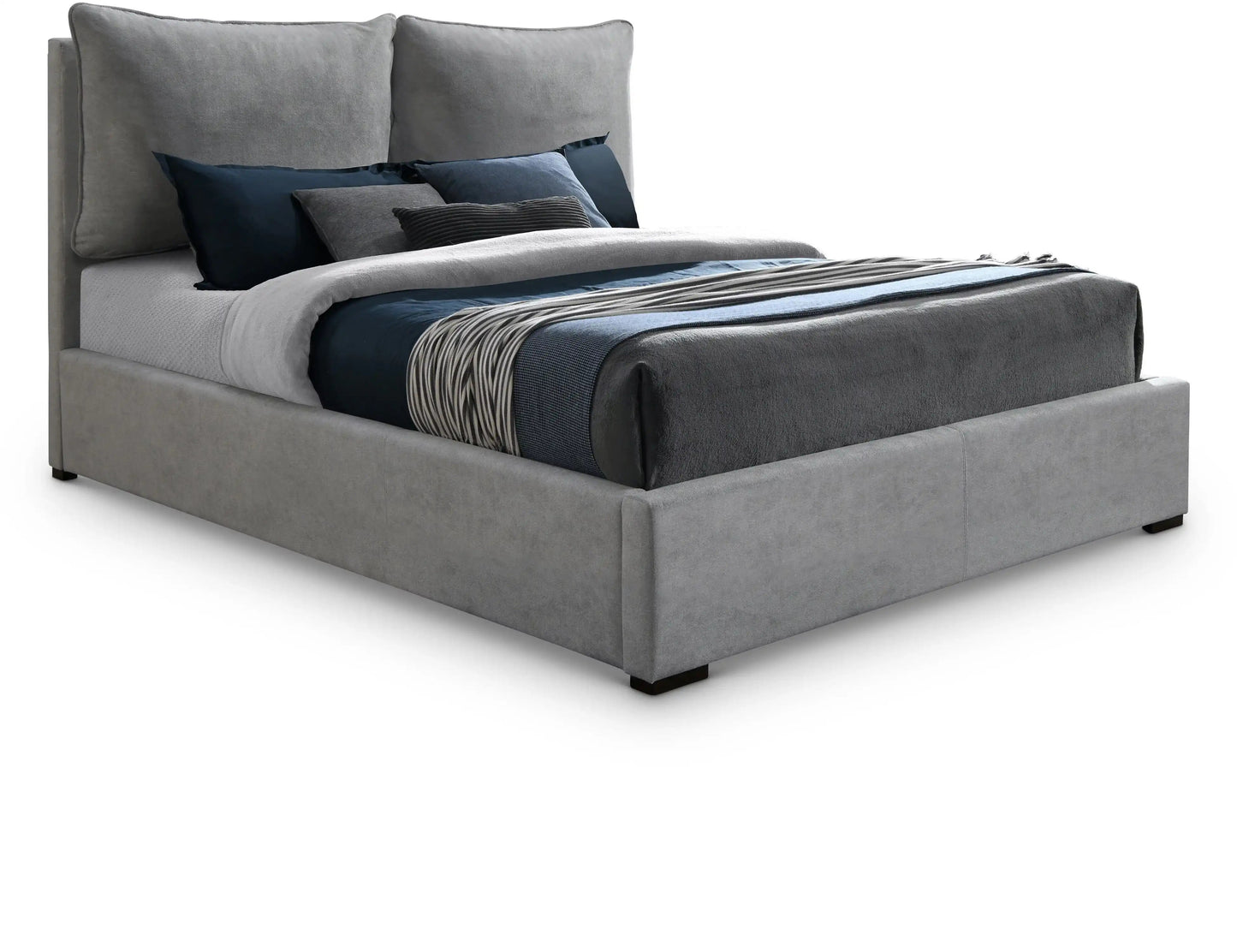 Misha - Bed, Full, Dark Gray