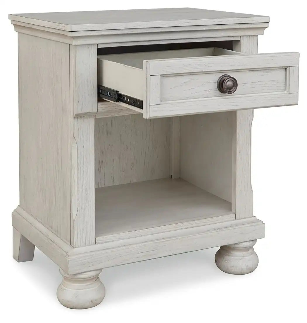 Robbinsdale - One Drawer Night Stand - Antique White