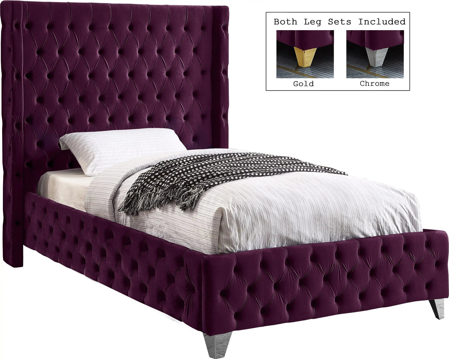 Savan - Bed, Queen, Beige