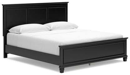 Lanolee - Panel Bed, Queen, Black