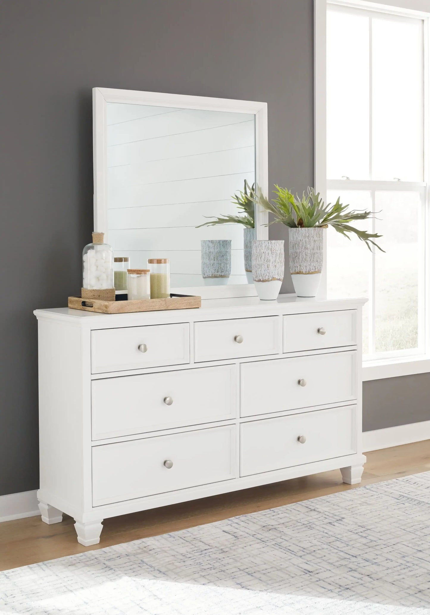 Fortman - Panel Bedroom Set, White