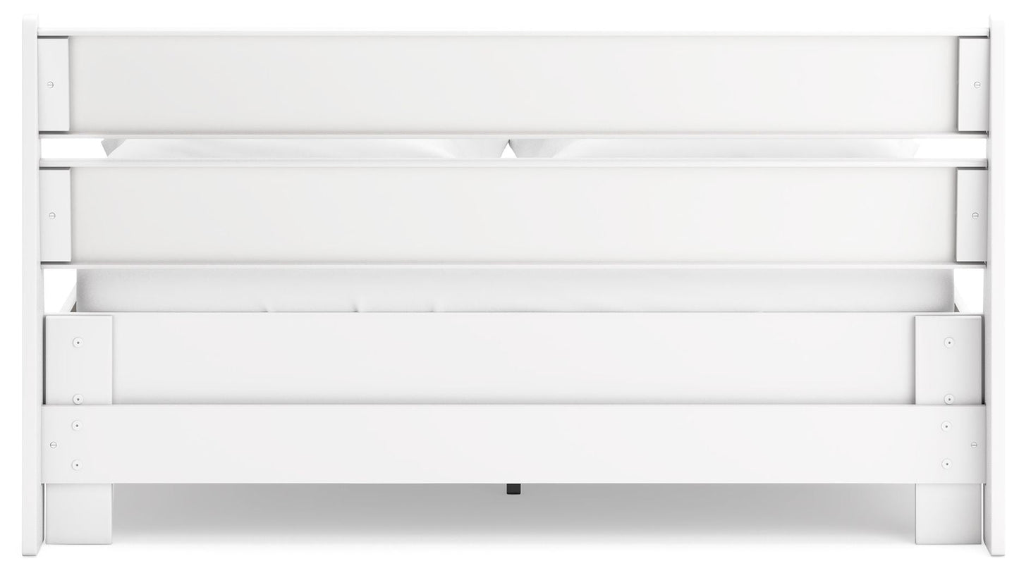 Socalle - Panel Platform Bed, Full, White