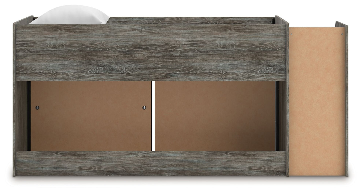 Frandern - Loft Bed, Twin, Gray