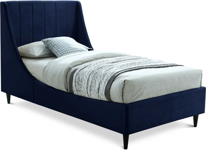 Eva - Velvet Bed, Twin, Green
