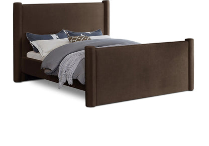 Elias - Velvet Bed, Full, Black