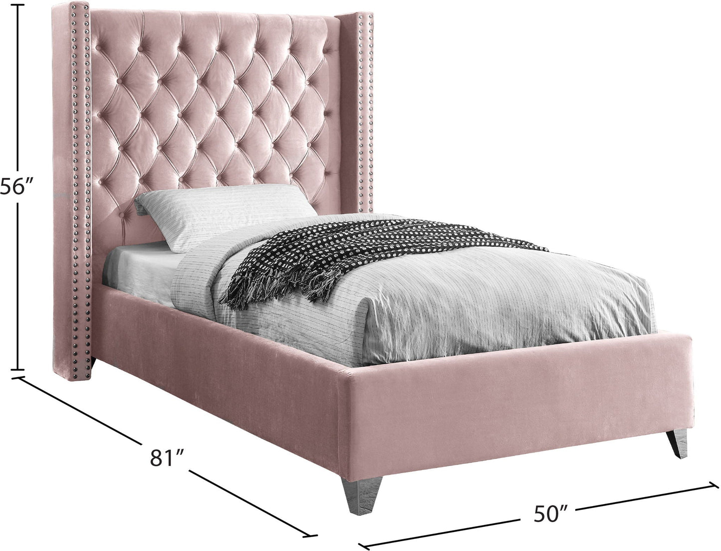 Aiden - Bed, King, Beige