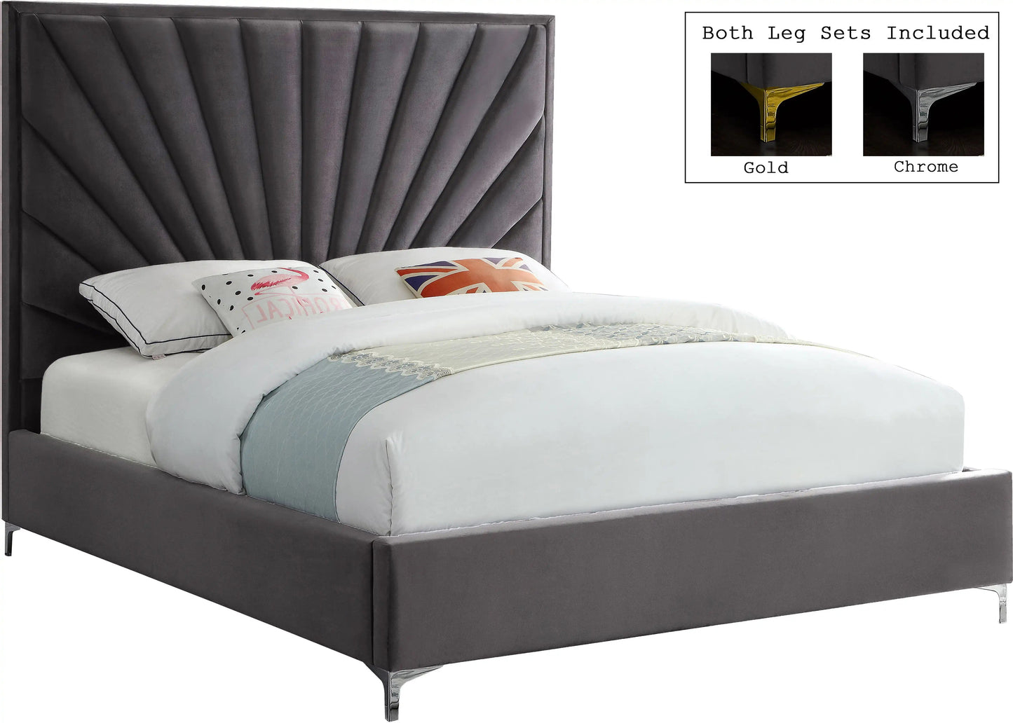 Eclipse - Bed, Queen, Beige