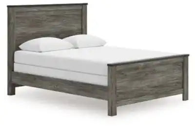 Frandern - Panel Bed, Full, Gray