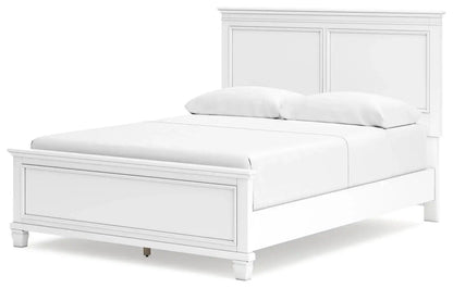 Fortman - Panel Bed, Full, White