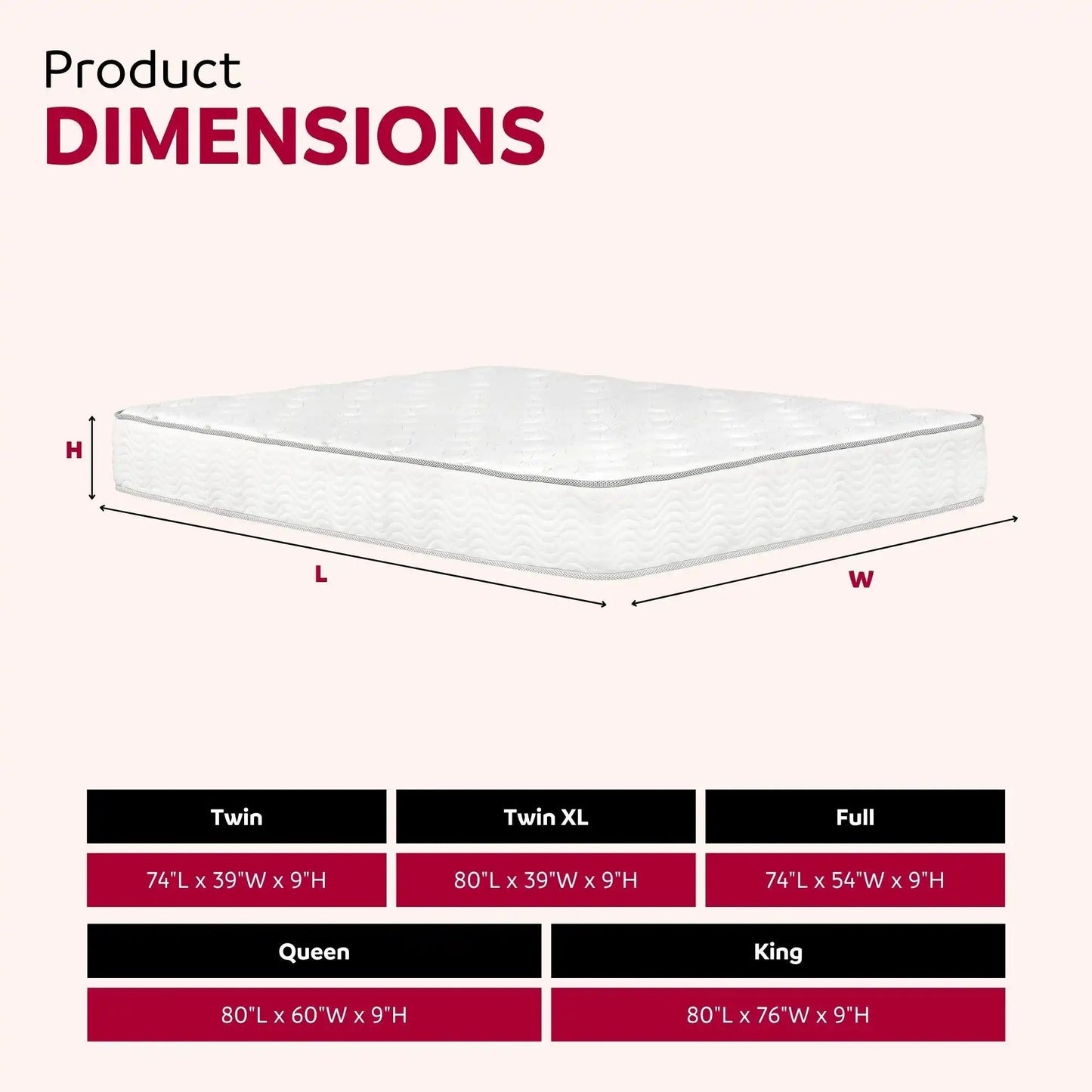 Premium 9 Medium Pocket Spring Mattress