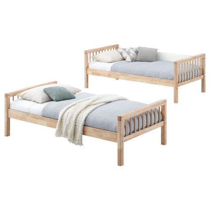 Dakota - Wood Twin Over Twin Bunk Bed - Natural