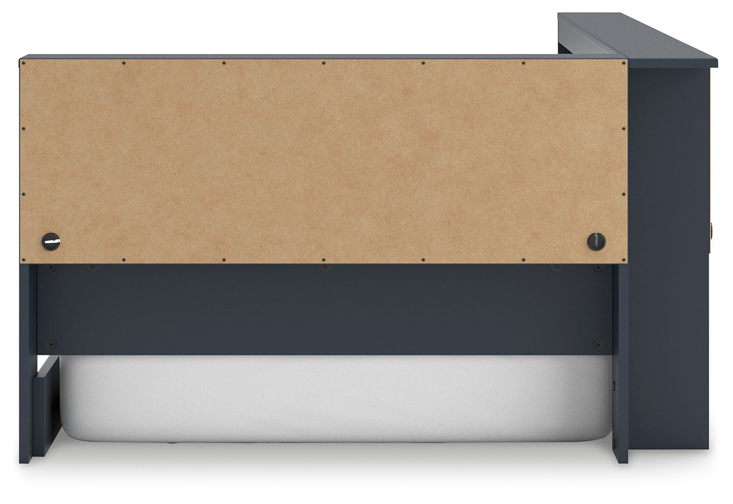 Simmenfort - Bookcase Storage Bed, Twin, Blue