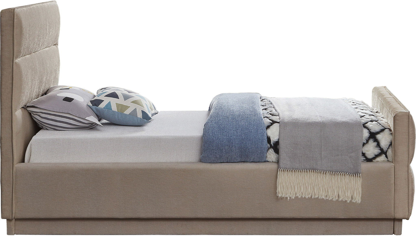 Paxton - Bed, Full, Beige