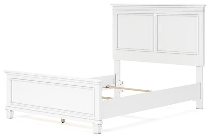 Fortman - Panel Bed, Full, White