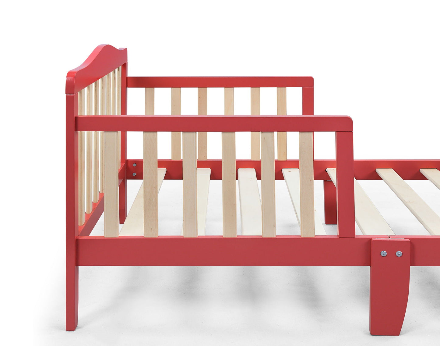 Twain - Toddler Bed - Natural, Red