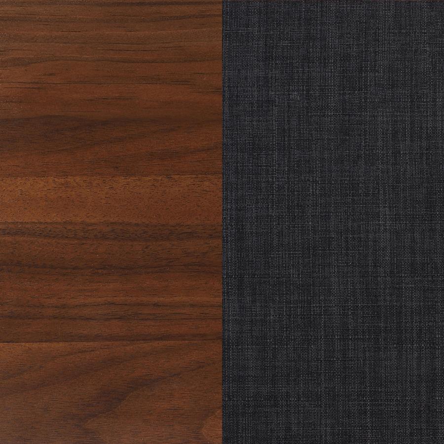 Robyn - Wood Panel Bed, California King, Dark Brown