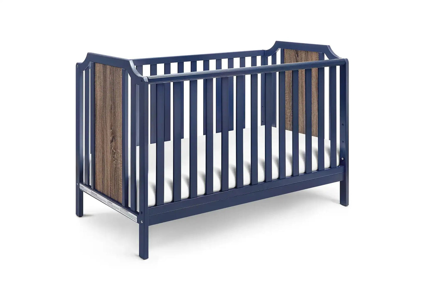 Brees Island - 3 In 1 Convertible Crib, Black
