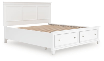 Fortman - Panel Bed, Full, White