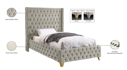 Savan - Bed, Queen, Beige