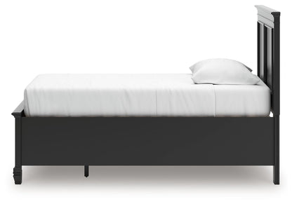 Lanolee - Panel Bed, Queen, Black