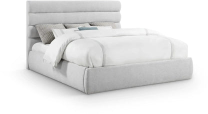 Adam - Linen Fabric Bed With 52 Headboard