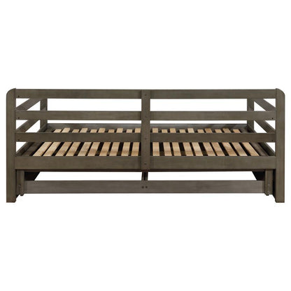 Sorrento - 2-Drawer Twin Long Daybed With Extension Trundle - Gray