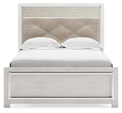 Altyra - Panel Bed, Twin, White