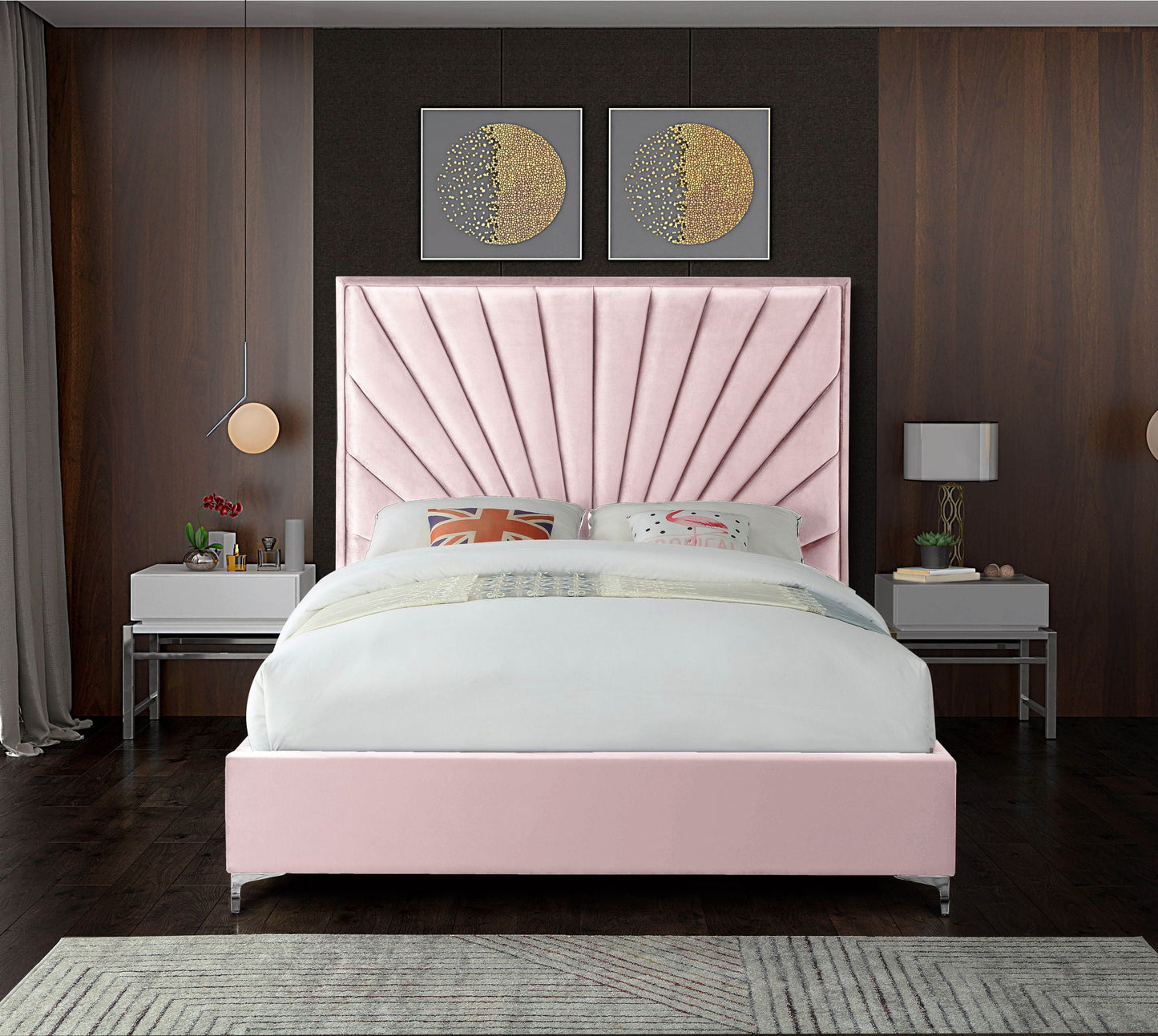 Eclipse - Bed, Queen, Beige